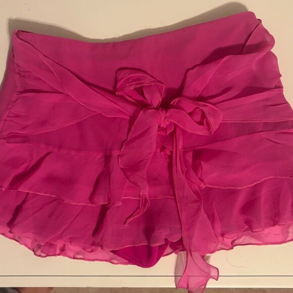 Amanda Uprichard Aliyah Skort in Rose Pink | REVOLVE - Picture 2 of 4